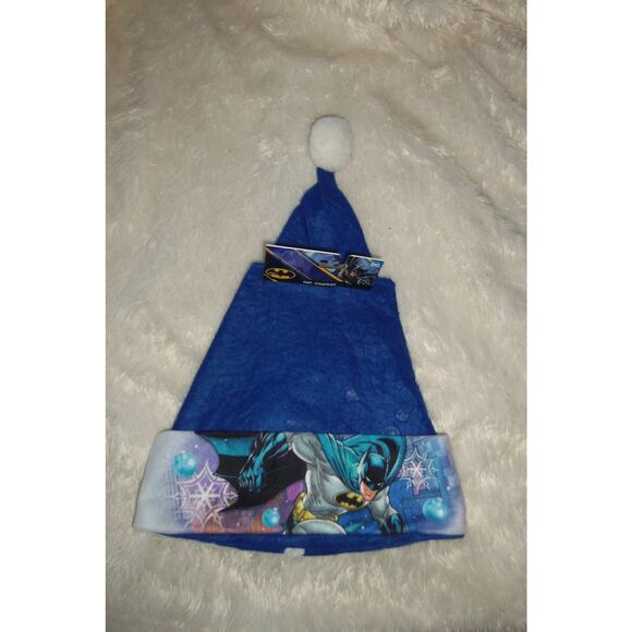 Christmas Santa Hat DC Comics Batman 16" Blue Felt 2022 by RUZ - Picture 3 of 5